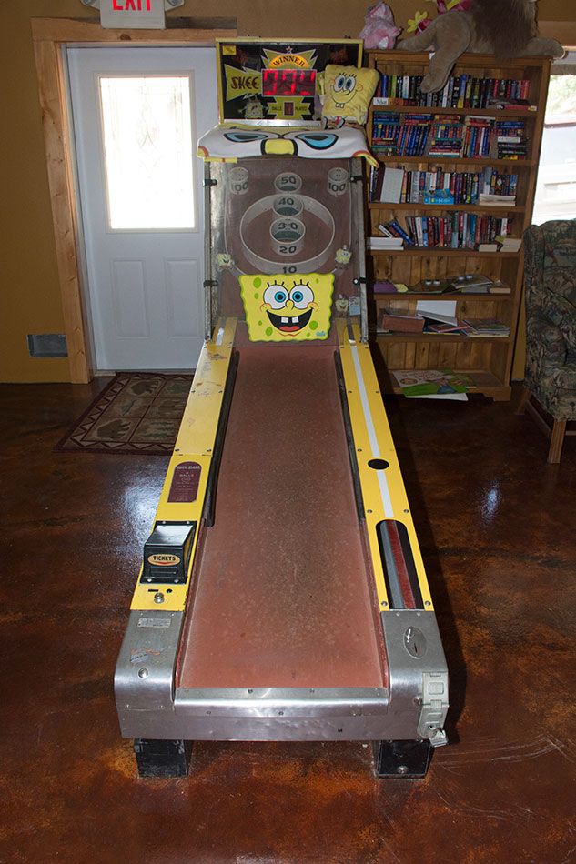 Skee-Ball Come play skee-ball in our lodge.